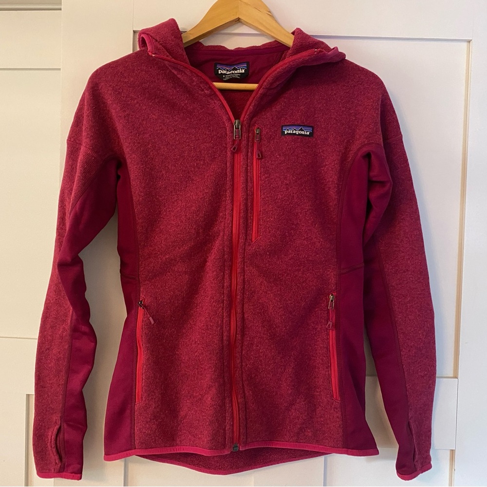 Patagonia Women's Dark Pink Full-Zip Fleece Jacket